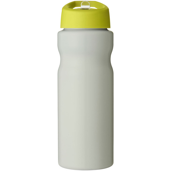 H2O Active® Eco Base 650 ml spout lid sport bottle - Ivory white/Lime