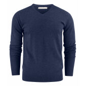Ashland V-Neck Blue Melange 3XL