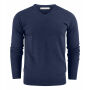 Ashland V-Neck Blue Melange 3XL