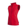 Fleece Vest Women - Scarlet Red - S