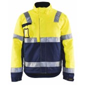 High Vis Geel/Marineblauw