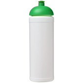 Baseline® Plus grip 750 ml sportflaska med kupollock - Vit/Grön