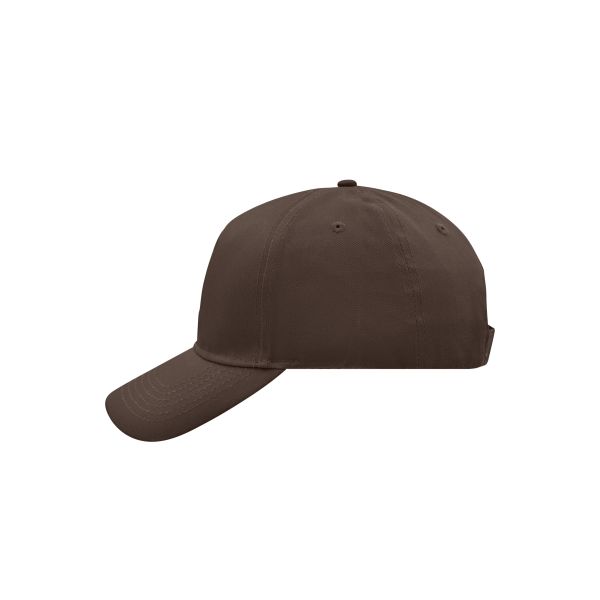MB6117 5 Panel Cap donkerbruin one size