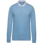 Rugbypolo Sky Blue / White 3XL
