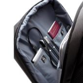 Lima 15" PVC vrije laptop rugzak met RFID & USB, zwart