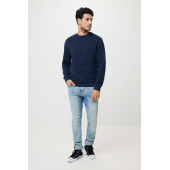 Iqoniq Zion gerecycled katoen sweater, donkerblauw (M)