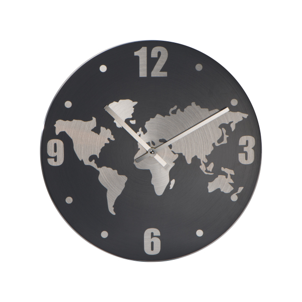 Aluminium wall clock