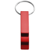 Tao bottle and can opener keychain - Red