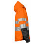 6424 3 LAYER PADDED JACKET LADY ORANGE/BLACK XS