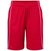 Basic Team Shorts Junior - red/white - XXL