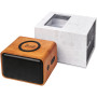 Houten 3W speaker met draadloos oplaadstation - Hout