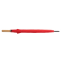 27" Impact AWARE™ RPET 190T auto open bamboe paraplu, rood