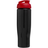 H2O Active® Tempo 700 ml sportfles met flipcapdeksel - Zwart/Rood