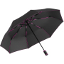 Pocket umbrella FARE® AOC-Mini Style - black-magenta