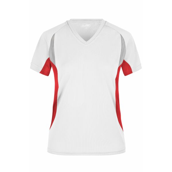Ladies' Running-T - white/red - XXL