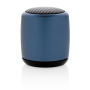Mini aluminium wireless speaker, blue