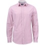 Belfair oxford shirt heren burgundy/wit 4xl