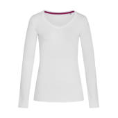 Claire Long Sleeve - White - S