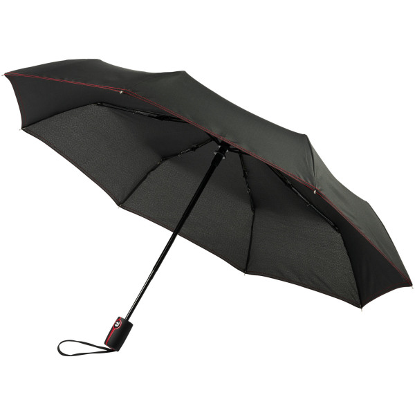 21" opvouwbare automatische paraplu met opdruk