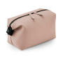 Matte PU Accessory Pouch - Nude Pink - One Size