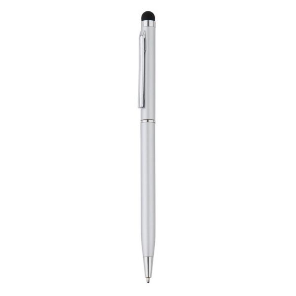 Aluminium touchscreen pen, grijs