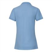 RUS Ladies Fitted Stretch Polo, Sky Blue, XXL
