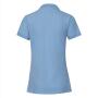 RUS Ladies Fitted Stretch Polo, Sky Blue, XXL