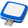 Rotating square USB - Blauw/Wit - 64GB