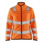 Dames Microfleecevest High Vis Dames Microfleecevest High Vis