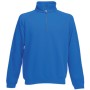 Premium Zip Neck Sweat (62-032-0) Royal Blue XXL