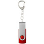 Rotate USB met sleutelhanger - Rood - 2GB