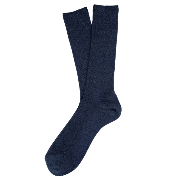 Ecologische uniseks sokken Navy Blue Heather 39/41 EU