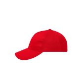 MB6216 6 Panel Air Mesh Cap rood one size