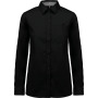 Damesoverhemd met lange mouwen van katoen Nevada Black XL