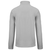 Microfleece met rits heren Snow Grey XXL