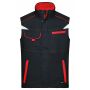 Workwear Vest - COLOR - - carbon/red - S
