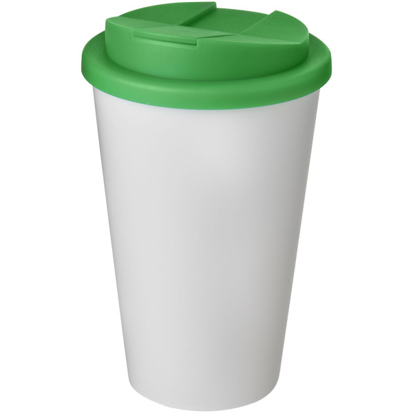 Americano® 350 ml tumbler with spill-proof lid - White/Green