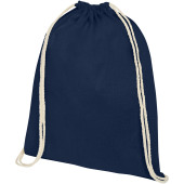 Oregon premium 100 g/m² katoenen rugzak 5L - Navy
