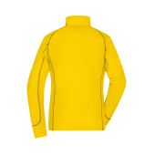 Ladies' Structure Fleece Jacket - yellow/carbon - XXL