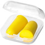 Serenity earplugs with travel case - Yellow