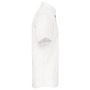 Overhemd in onderhoudsvriendelijk polykatoen-popeline korte mouwen heren White XS