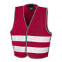 Junior Enhanced Visibility Vest - Burgundy - S (4-6)