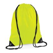 BagBase Premium Gymsac, Fluorescent Yellow, ONE, Bagbase