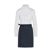 BRUSSELS - Short Bistro Apron with Pocket - Navy - One Size