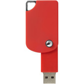 Swivel square USB - Rood - 64GB