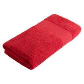 Handdoek 100X50cm katoen 360gr/m² rood