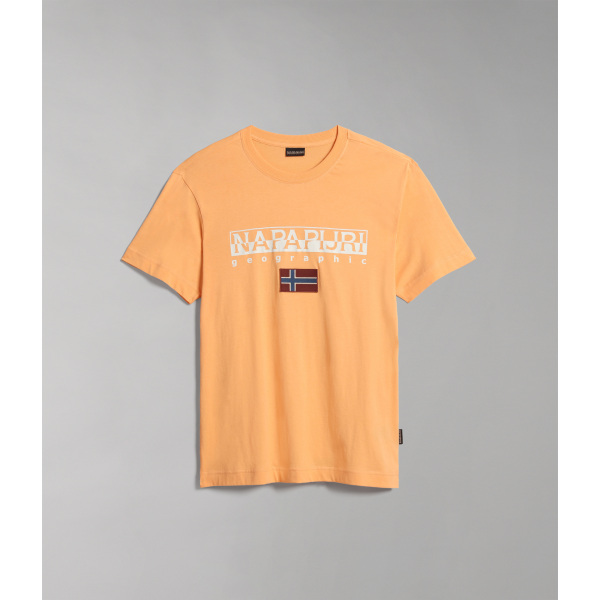 T-shirt met korte mouwen S-Ayas Orange Mock S