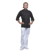 Chef Jacket Lars Long Sleeve - Black - 50 (M)