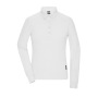 Ladies' Workwear-Longsleeve Polo - white - 4XL
