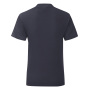 Iconisch meisjes-T-shirt 150 T Deep Navy 3/4 ans